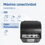 iggual Impresora Térmica TP8002 USB+RS232+Ethernet - Imagen 3