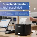 iggual Impresora térmica tickets TP EASY 58 USB+RJ - Imagen 4
