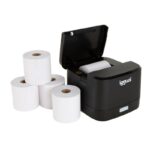 iggual Kit impresora térmica TP EASY 58 + 5 rollos - Imagen 3