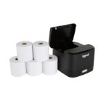 iggual Kit impresora térmica TP EASY 58 + 5 rollos - Imagen 4
