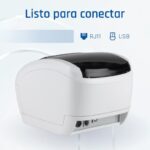 iggual Impresora térmica TP EASY 80W USB+RJ11 blan - Imagen 3