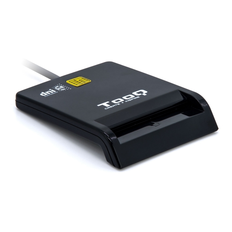 FLTLCH0037_800 Tooq Lector de tarjetas DNIE usb 2.0 negro - Imagen 1
