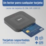 iggual Lector DNI SIP tarjetas ID USB-A / tipo C - Imagen 2