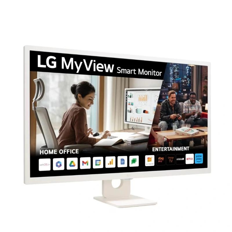 FMOMLE0830_800 LG 32SR50F-W monitor Smart 32"IPS FHD HDMI USB MM - Imagen 1