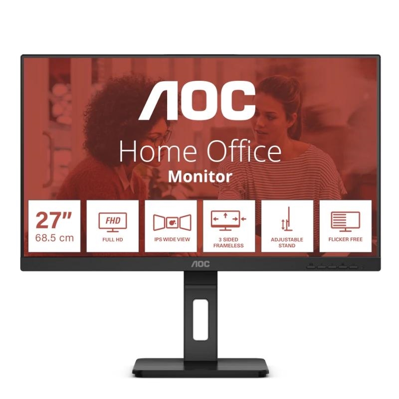 FMOMLE1000_800 AOC 24E3QAF Monitor 24" IPS FHD 75Mhz DP MM AA - Imagen 1