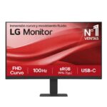 LG 24U421A-B monitor 23.8" FHD 1xHDMI curvo