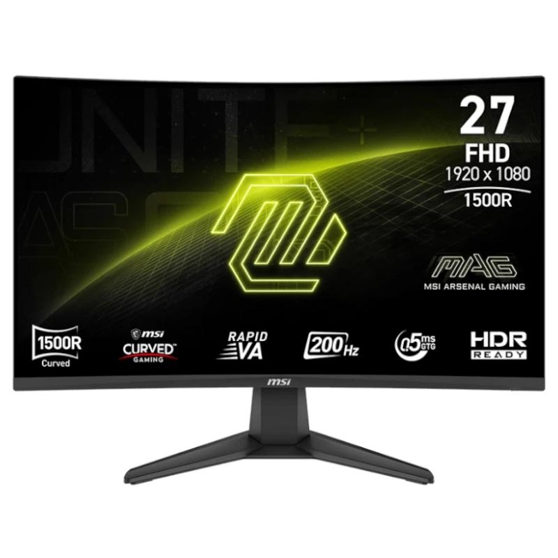 FMOMLE1097_800 MSI MAG276CF E20 Monitor 27" FHD 200Hz 0.5ms curv - Imagen 1