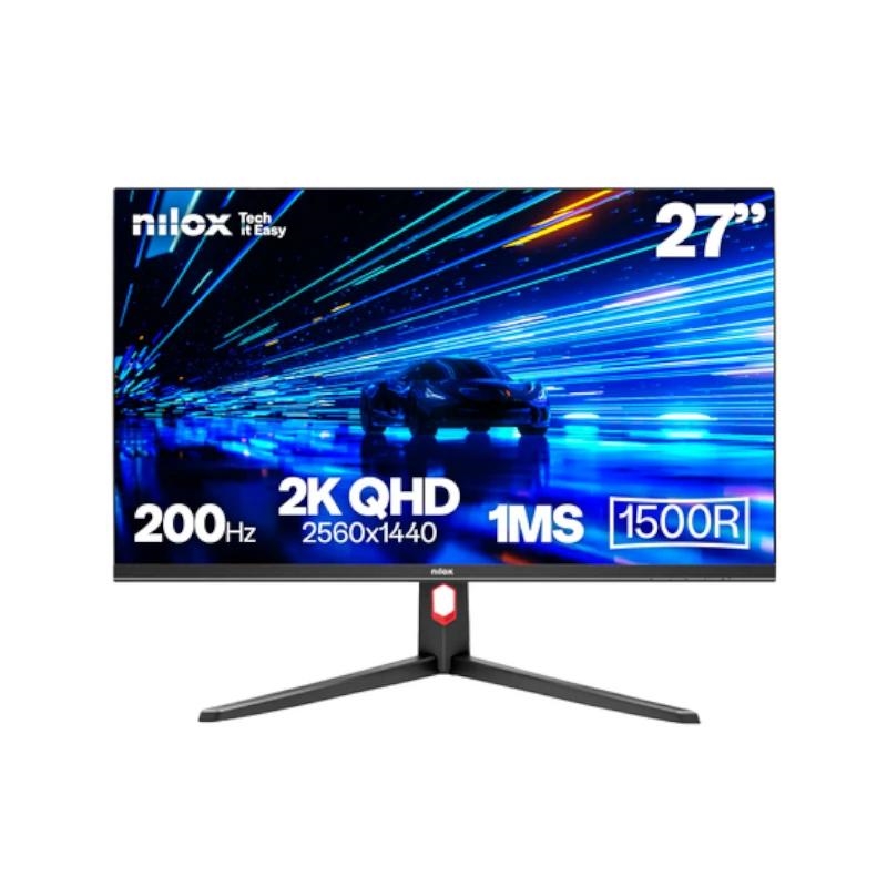 FMOMLE1101_800 NILOX NXM27CV2K2001 Monitor 27" 200Hz HDMI DP Curv - Imagen 1