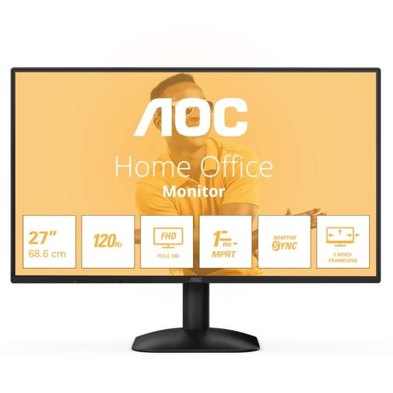 FMOMLE1119_800 AOC 27B31H Monitor 27" IPS FHD 120Mhz 4ms Negro - Imagen 1