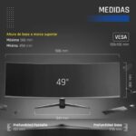 iggual Monitor 49" 5K DQHD 1ms 240Hz MM AA Curvo - Imagen 4