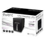 EWENT SAI EW3946 UPS 600VA Line Interactive - Imagen 2