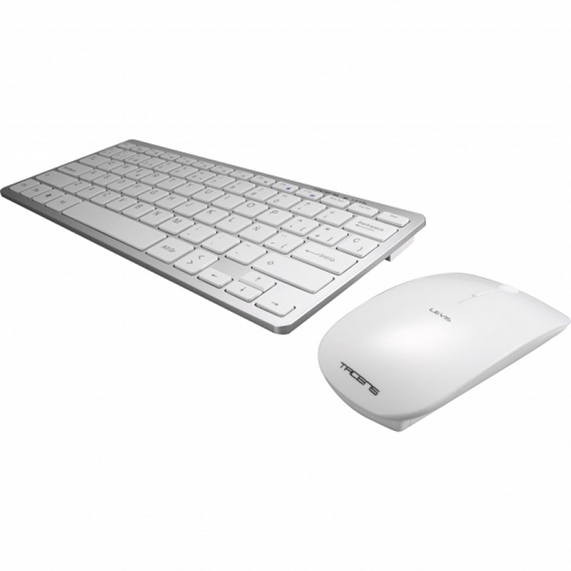FTRCTR0090_800 Tacens Levis Teclado+Ratón Inalámbrico Blanco Ultr - Imagen 1