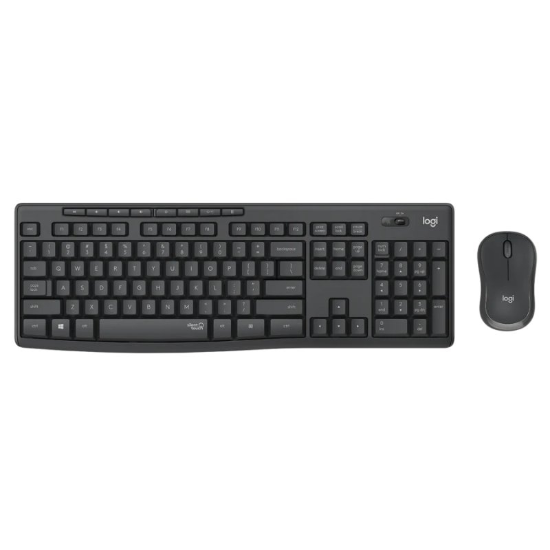 FTRCTR0183_800 Logitech MK295 Teclado y raton inalambrico Negro - Imagen 1