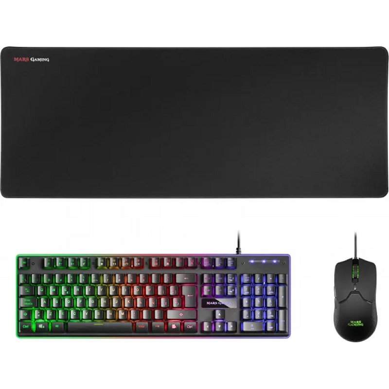 FTRCTR0196_800 Mars Gaming Combo MCPX GAMING 3IN1 RGB Negro - Imagen 1