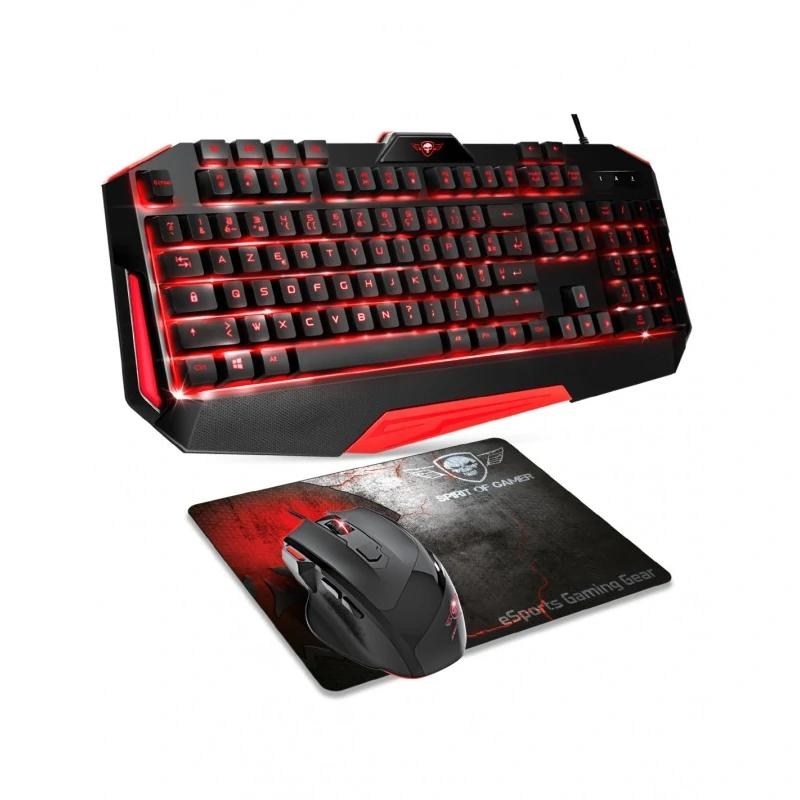 FTRCTR0228_800 Spirit of Gamer Pack Teclado+ Rato+ Alfombrilla - Imagen 1