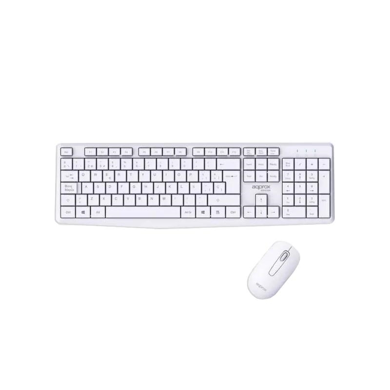FTRCTR0254_800 APPROX Teclado+raton inalamb X420W 1000DPI Blanco - Imagen 1
