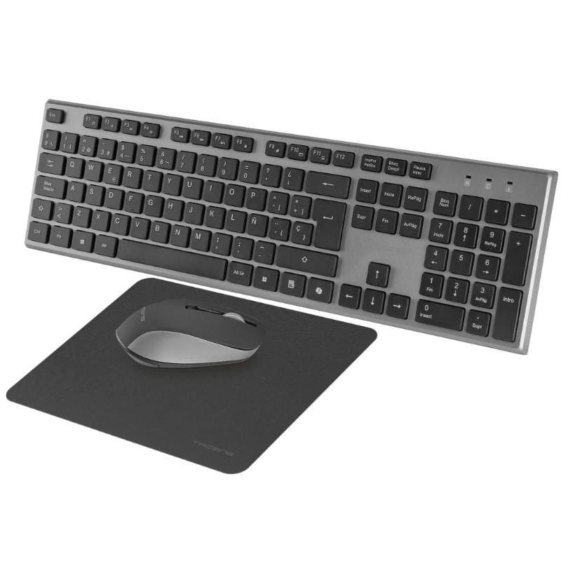 FTRCTR0258_800 Tacens 3EN1 Teclado+Ratón+Alfom Inalámbrico Negro - Imagen 1