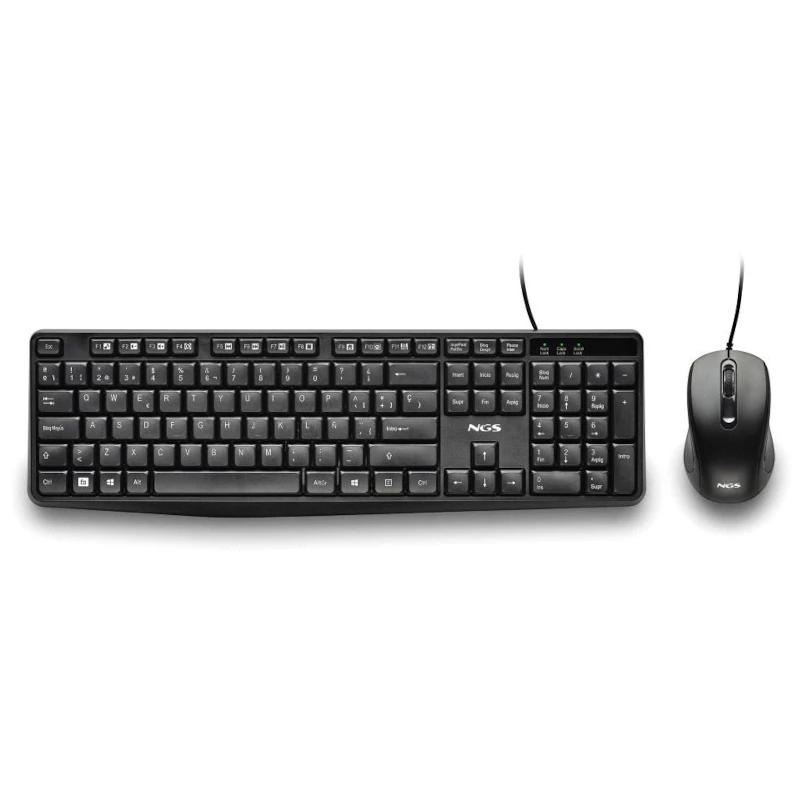 FTRCTR0264_800 NGS Kit Teclado+Ratón con cable Cocoa - Imagen 1