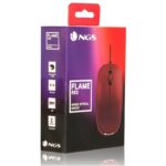 NGS Raton óptico Redflame 1000 Dpi Rojo - Imagen 4