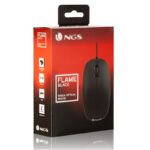 NGS Raton óptico Flame 1000 Dpi Negro - Imagen 4
