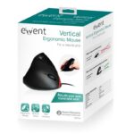 EWENT EW3156 Raton Ergonómico USB Negro - Imagen 4