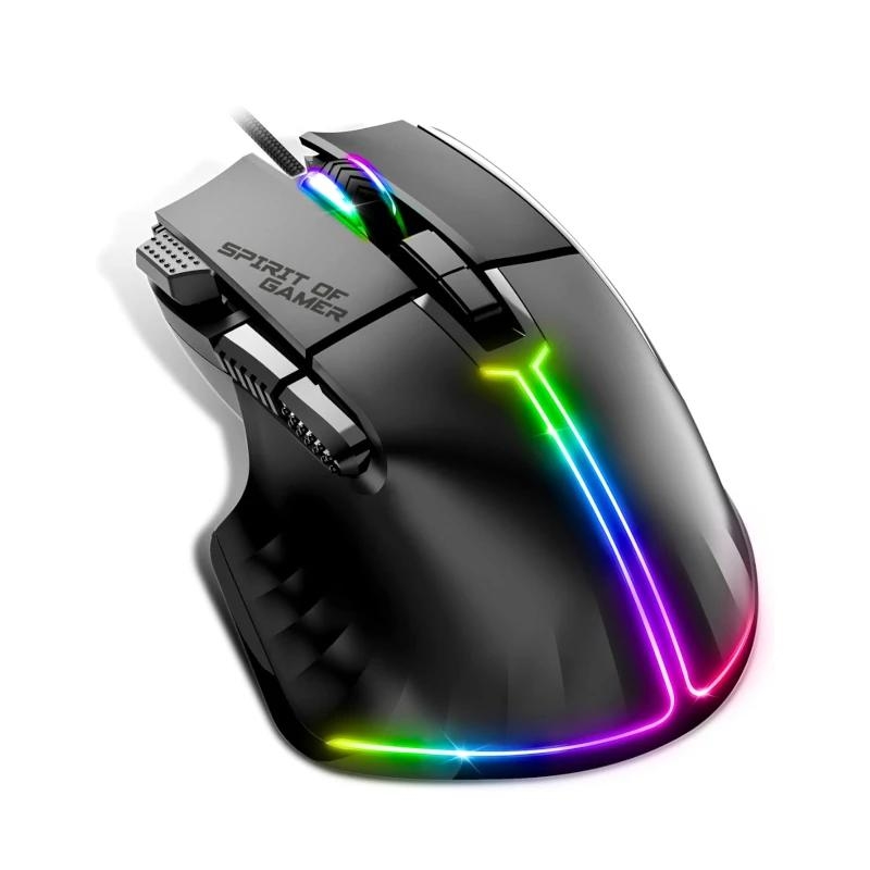 FTRRCA0760_800 Spirit of Gamer Raton Souris Pro M5 Negro - Imagen 1
