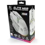 Spirit of Gamer Ratón Elite M60 Blanco RGB - Imagen 3