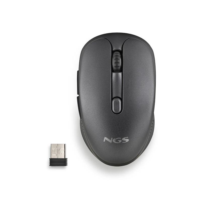 FTRRIN0472_800 NGS Raton Inalambrico Recargable Silencioso Negro - Imagen 1