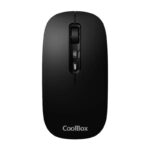 Coolbox Ratón W02-IA Inalámbrico RF+BT Negro