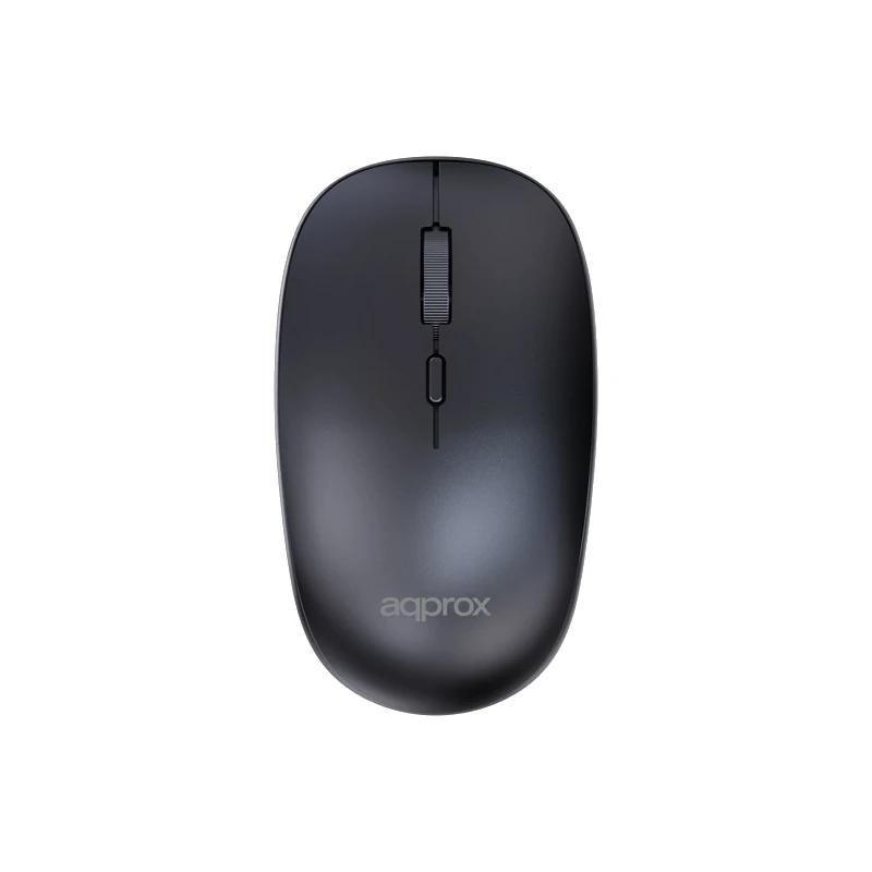 FTRRIN0561_800 APPROX Ratón inalámbrico APPXM210 2.4GHZ Negro - Imagen 1