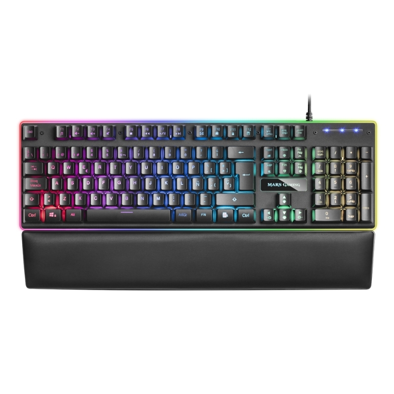FTRTUS0430_800 Mars Gaming MK320ES Full RGB H-Mec Reposamuñecas - Imagen 1