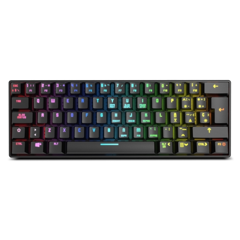 FTRTUS0461_800 Krom Teclado Gaming KLUSTER RGB Mini Keyboard - Imagen 1