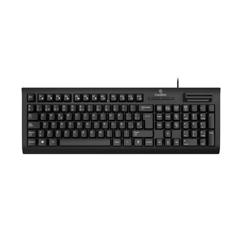 FTRTUS0571_800 Coolbox Teclado con lector DNI smartcard V4 - Imagen 1