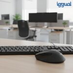 iggual Teclado USB estándar CK-SILENT-105T negro - Imagen 2