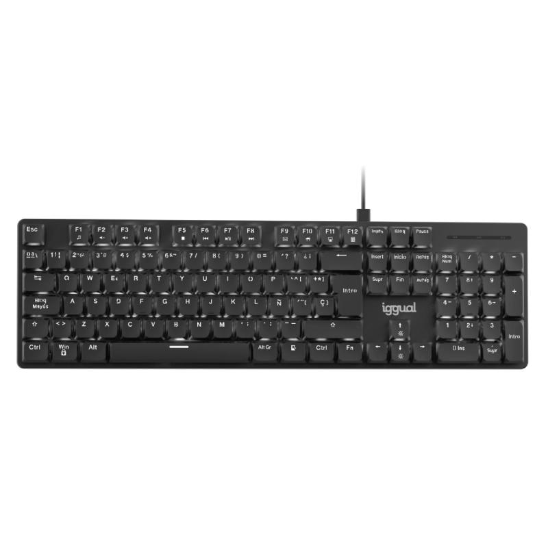 FTRTUS0593_800 iggual Teclado USB mecánico CK-MECHA-105T negro - Imagen 1