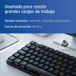 iggual Teclado USB mecánico CK-MECHA-105T negro - Imagen 2
