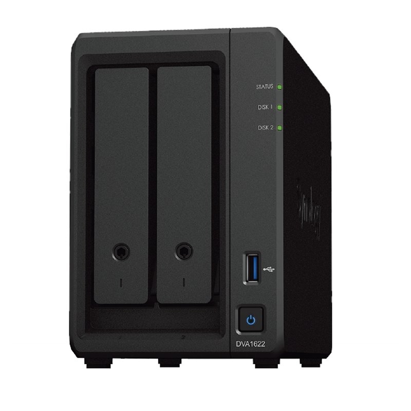 GVVGVD0088_800 Synology DVA1622 NVR 2Bay 4K IA - Imagen 1