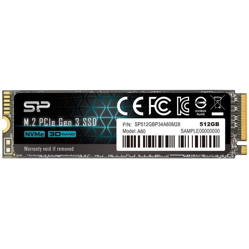 IAIDSO0326_800 SP P34A60 512GB SSD M.2 PCIe Gen3x4 Nvme - Imagen 1
