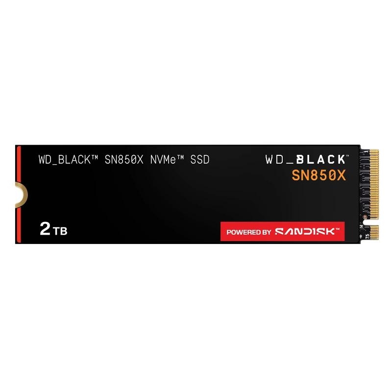 IAIDSO0634_800 WD Black SN850X WDS200T2X0E SSD 2TB PCIe Gen4 NVMe - Imagen 1