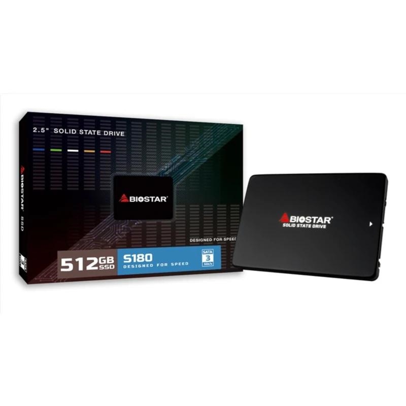 IAIDSO0965_800 Biostar SSD S180 512Gb 2.5" SATA3 6Gb/s 512Mbs - Imagen 1