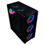 Hiditec Semitorre V30 PRO ARGB CRISTAL TEMPLADO - Imagen 3