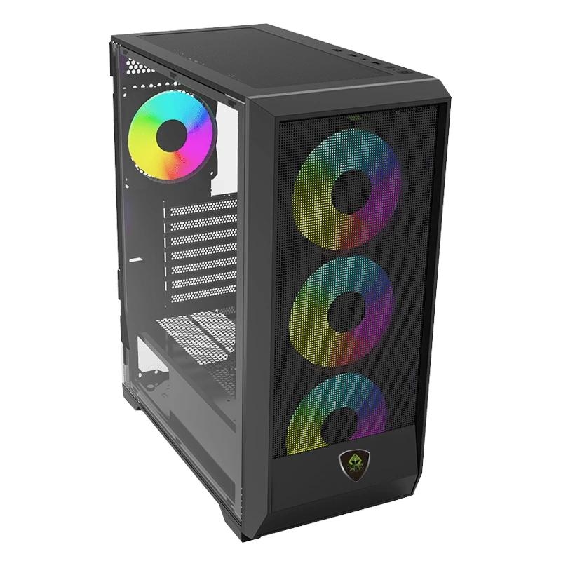 ICACSM0830_800 Keep Out Caja Atx XC-501 Mesh Black Usb3.0+type c - Imagen 1