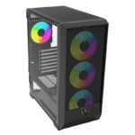 Keep Out Caja Atx XC-501 Mesh Black Usb3.0+type c - Imagen 3