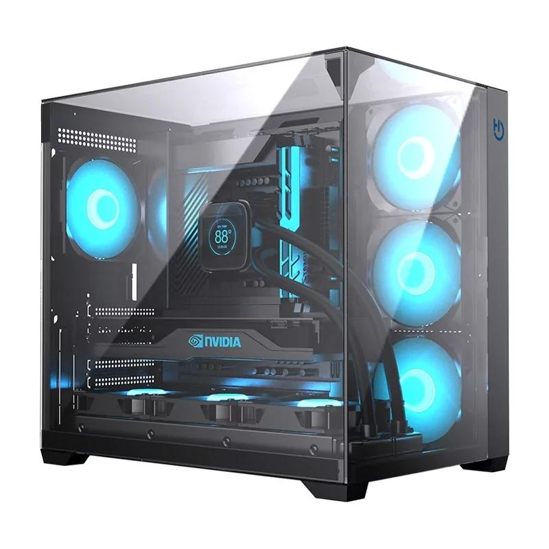 ICACSM0836_800 Hiditec Caja Atx Gaming Sky Black USB 3.1 TYPE-C - Imagen 1
