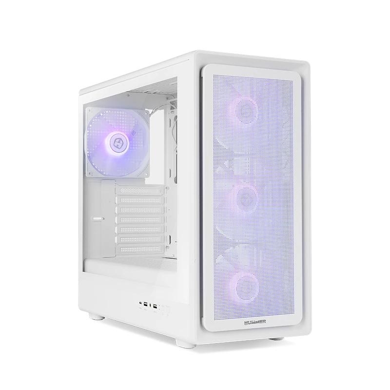 ICACSM0850_800 NOX Semitorre Hummer AERO Hyperflow ARGB Blanco - Imagen 1