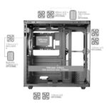 MARS GAMING MCV-ONE Atx Doble Cámara Negro - Imagen 3