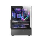 MARS GAMING Caja ATX Ventis FRGB Silence Negro - Imagen 2