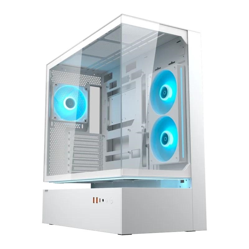 ICACSM0890_800 Cougar Caja Semitorre CFV235 Mesh White - Imagen 1