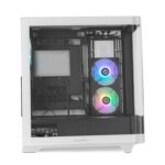 NOX Semitorre HUMMER ETHER Cristal Curvo Negro&Bla - Imagen 2