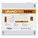 NOX Fuente ATX Urano PRO 550W Bronze Blanco - Imagen 4